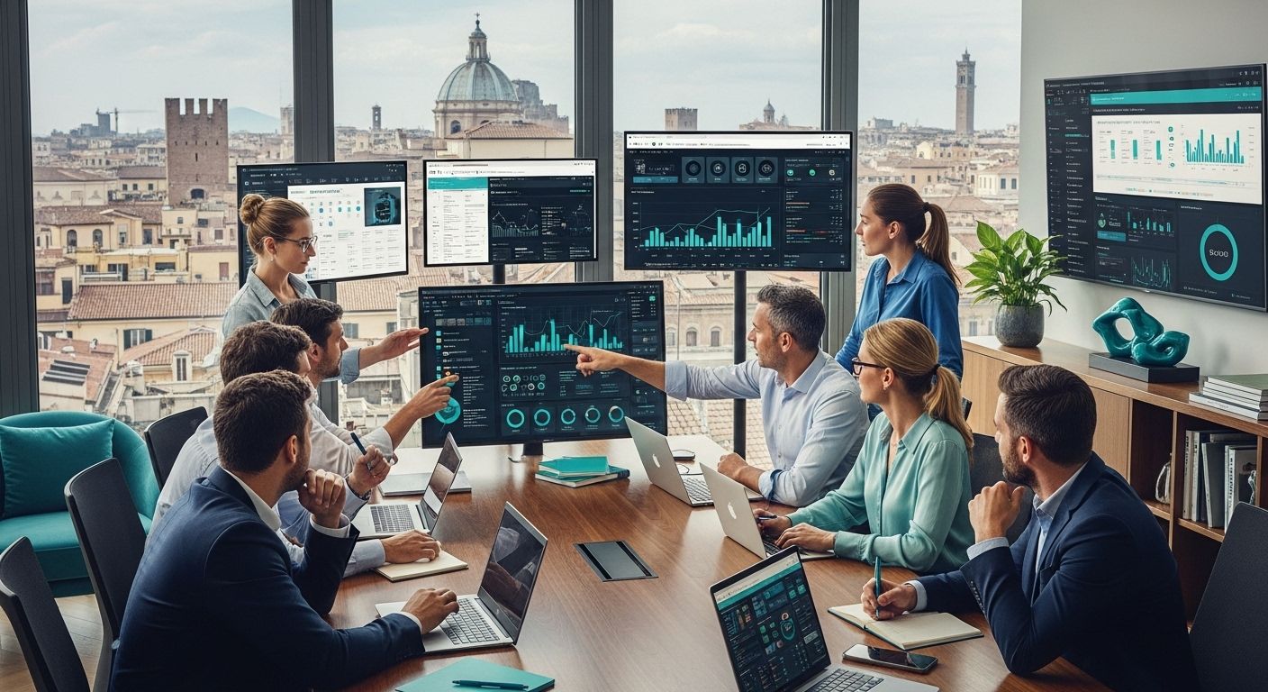 aziende reputazione online Italia, gestione reputazione, team meeting