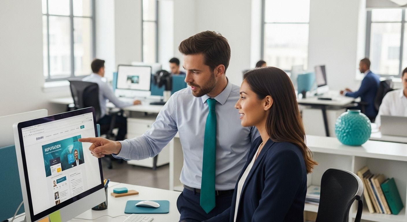 reputation website office teamwork