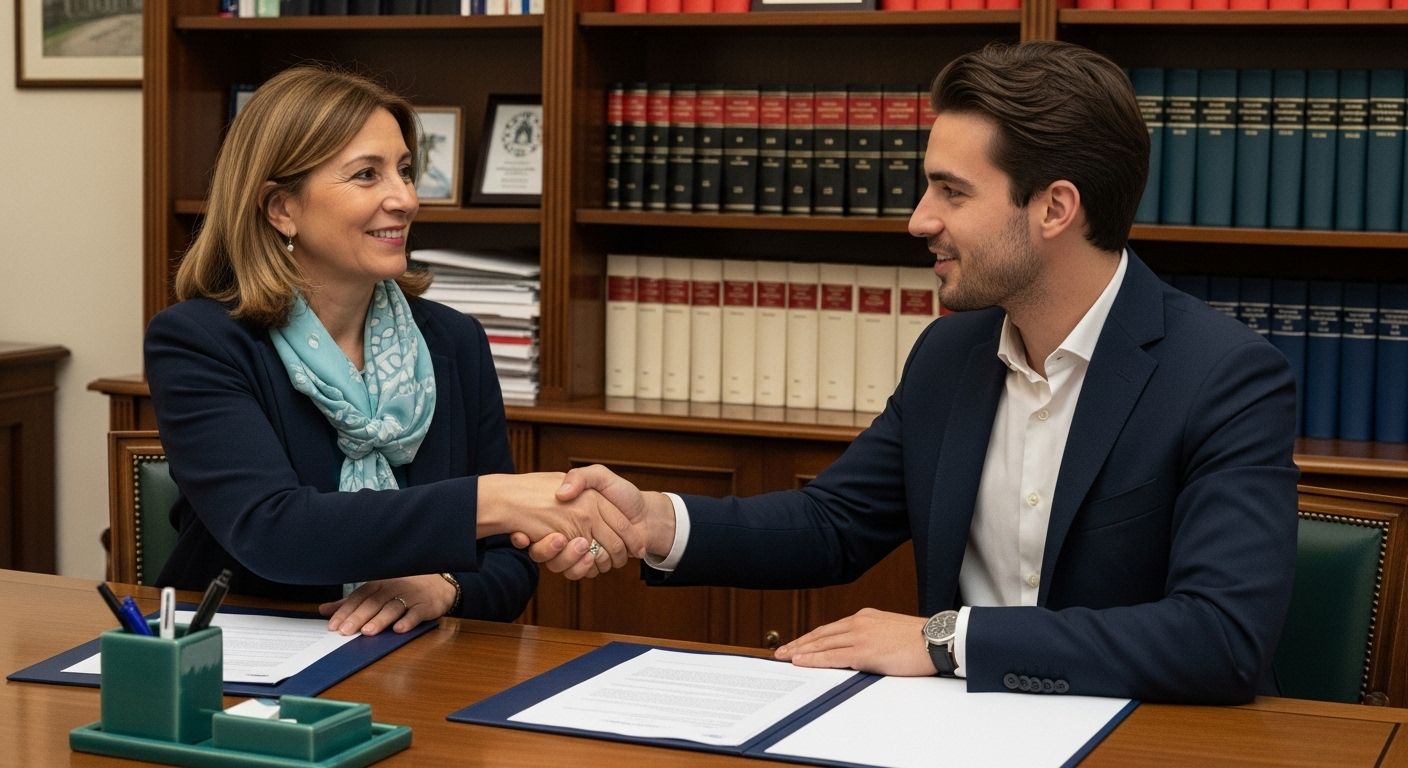 trust negotiation business handshake
