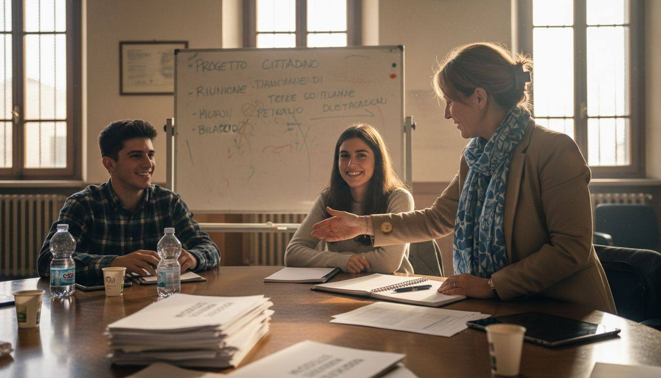 Incontro ufficiale con i cittadini presso il municipio