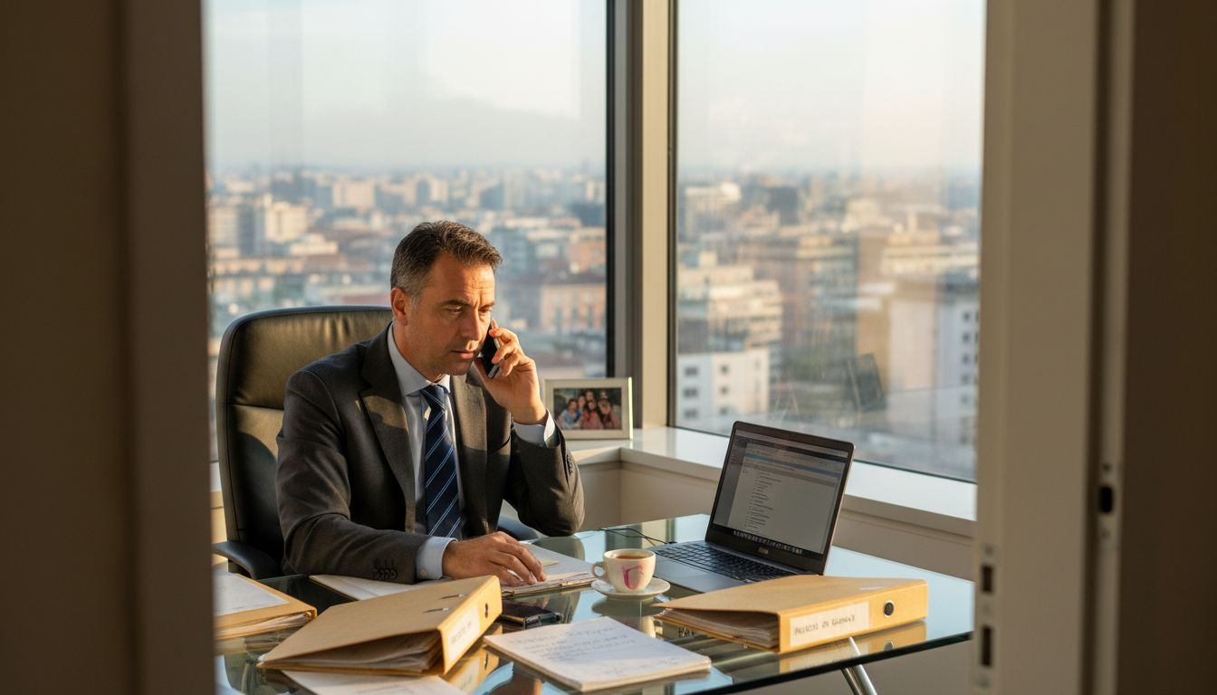 Responsabile della comunicazione alle prese con le relazioni con i media in ufficio