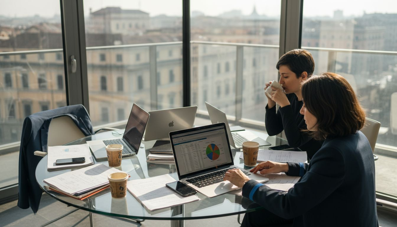 Il team di Digital PR si riunisce per analizzare e ottimizzare le strategie di gestione della reputazione online.